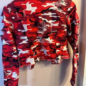 UE Red and White Camouflage Jacket